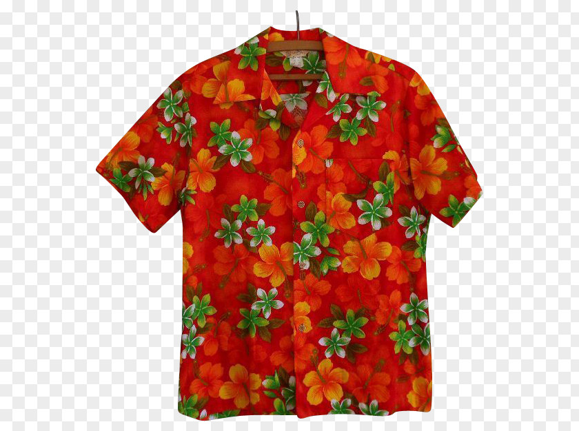 Shirt Hawaiian Aloha Sleeve PNG