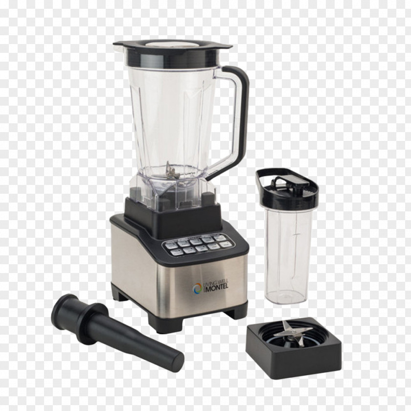 Belt Massage Living Well Blender Smoothie Stainless Steel Countertop PNG