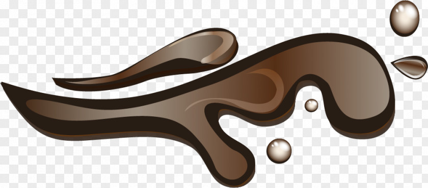 Chocolate Sauce Effect Elements Coffee Cafe Syrup PNG