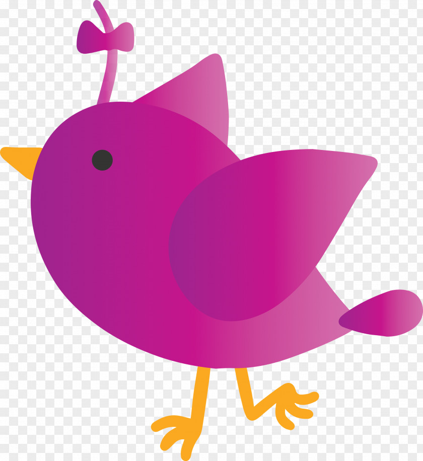 Pink Purple Bird Magenta PNG
