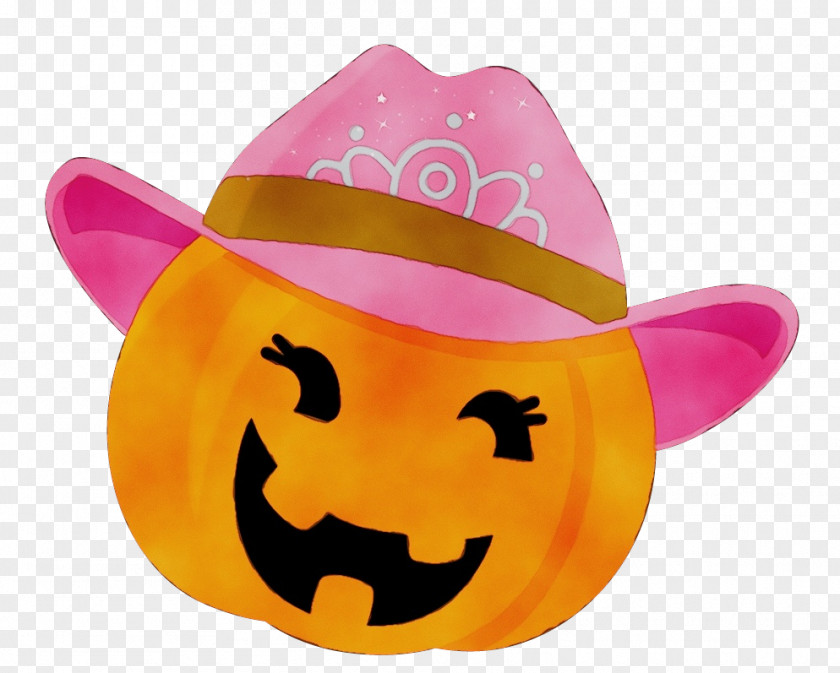 Bowler Hat Calabaza Party Cartoon PNG