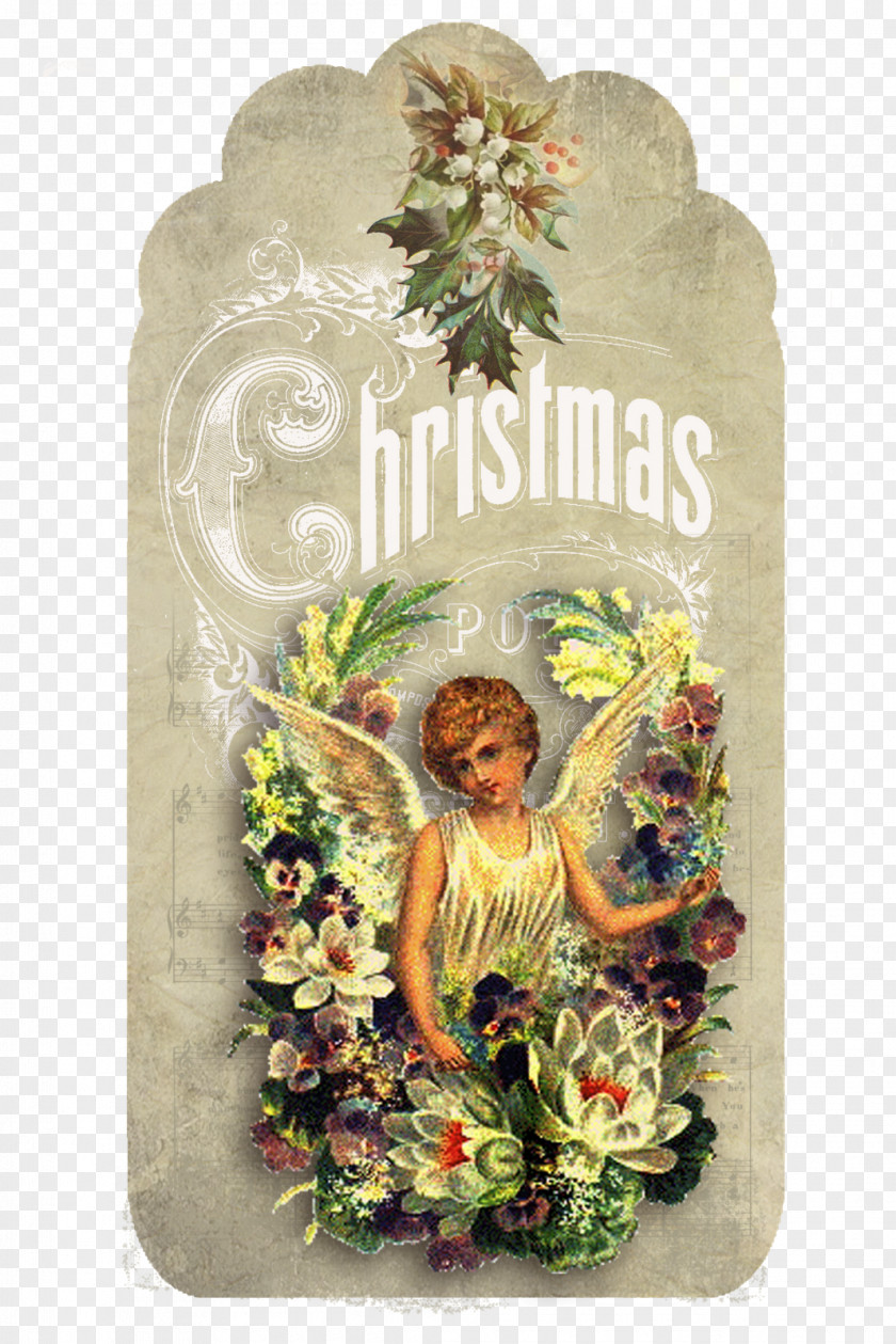 Christmas Paper Scrapbooking Vintage Clothing Angel PNG