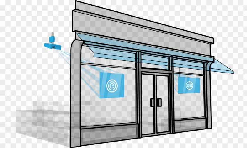 Window Display Storefront Glass Facade PNG