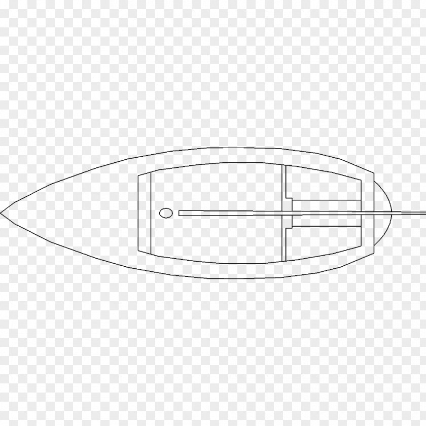 Boat Top View Line Angle Font PNG
