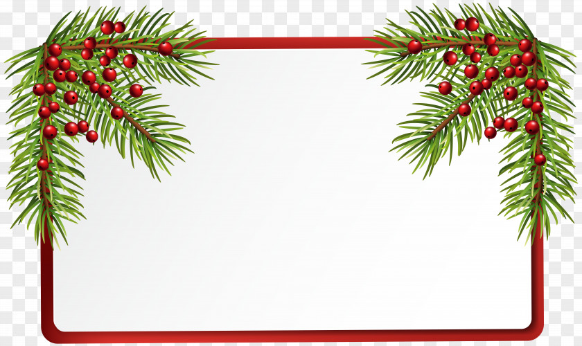 Christmas Blank Clip Art Image PNG
