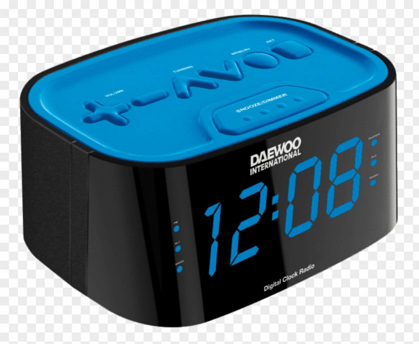 Clock Radio Alarm Clocks Daewoo Electronics PNG