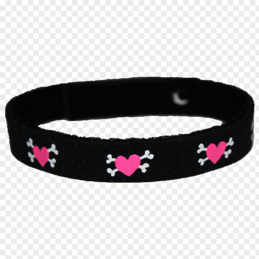 Collar Bones Pink M Wristband PNG