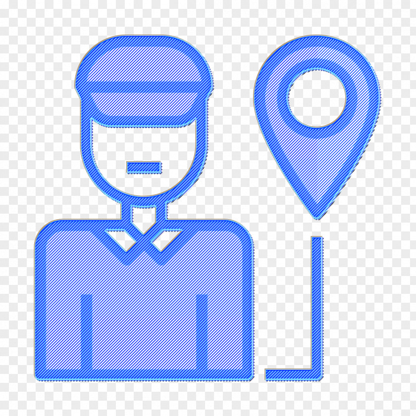 Delivery Man Icon Maps And Location Logistic PNG