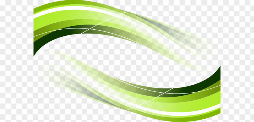 Abstract Green Ripple Title Bar PNG