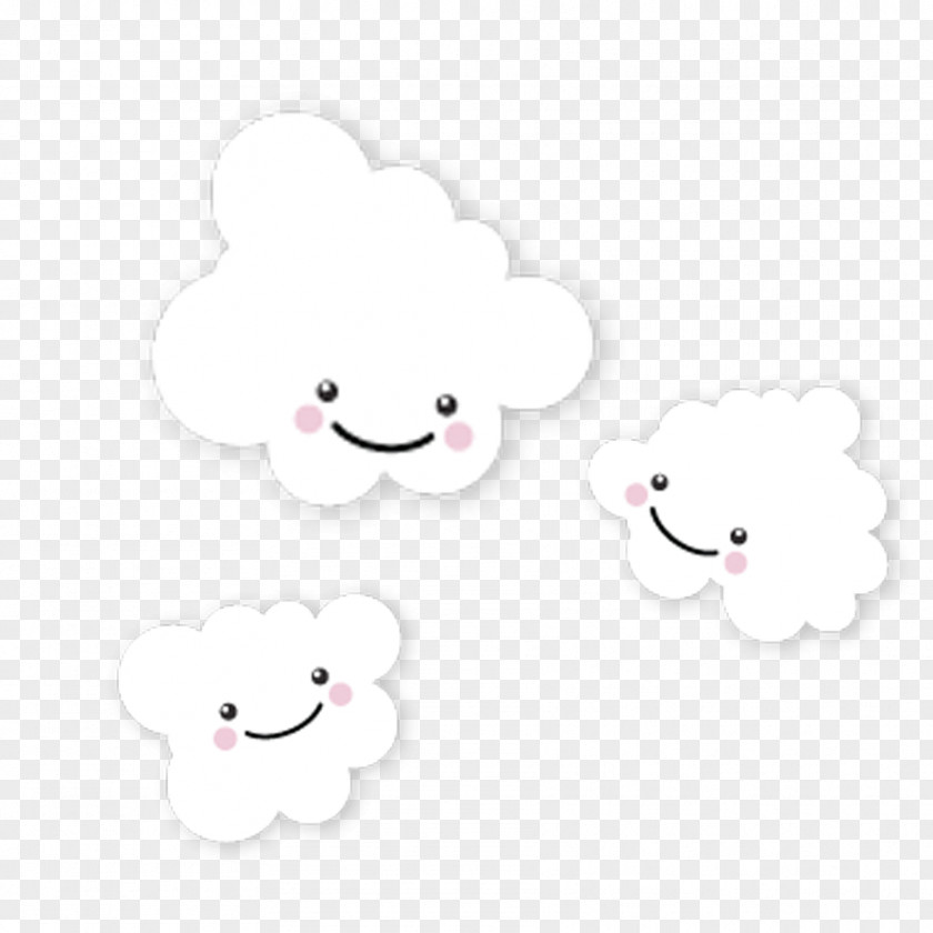 Cartoon Clouds White Cloud Drawing PNG