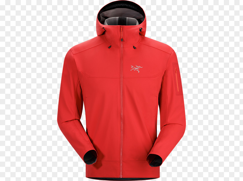Red Jacket With Hood Hoodie Arc'teryx Mens ARCTERYX Epsilon LT Hoody Colour Sweater PNG