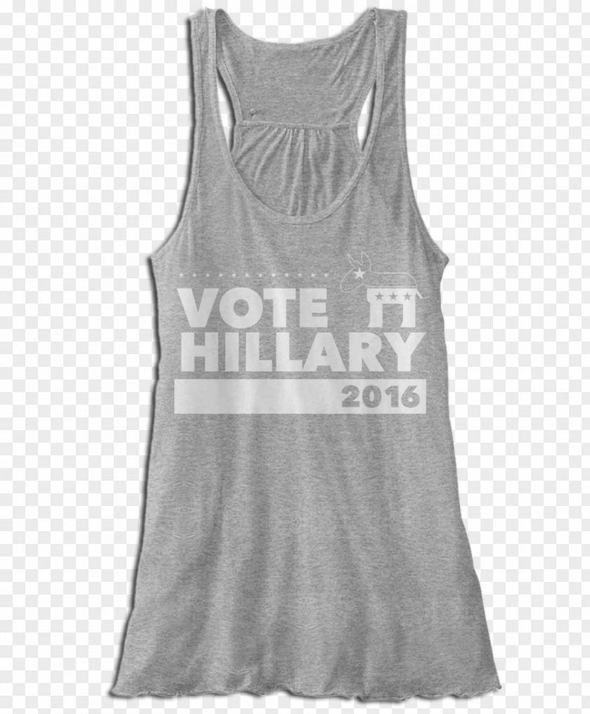 Vote Hillary T-shirt Active Tank M Sleeveless Shirt Gilets PNG