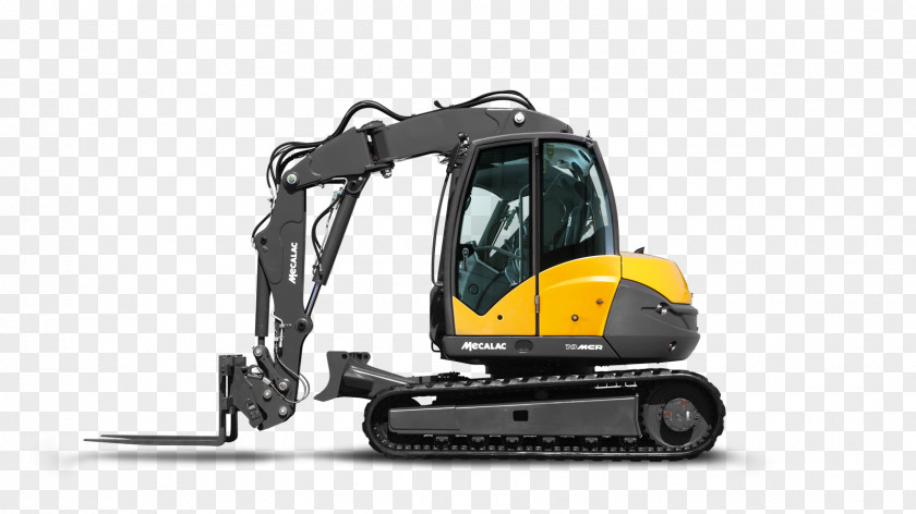 Excavator Groupe MECALAC S.A. Compact Heavy Machinery Crawler PNG