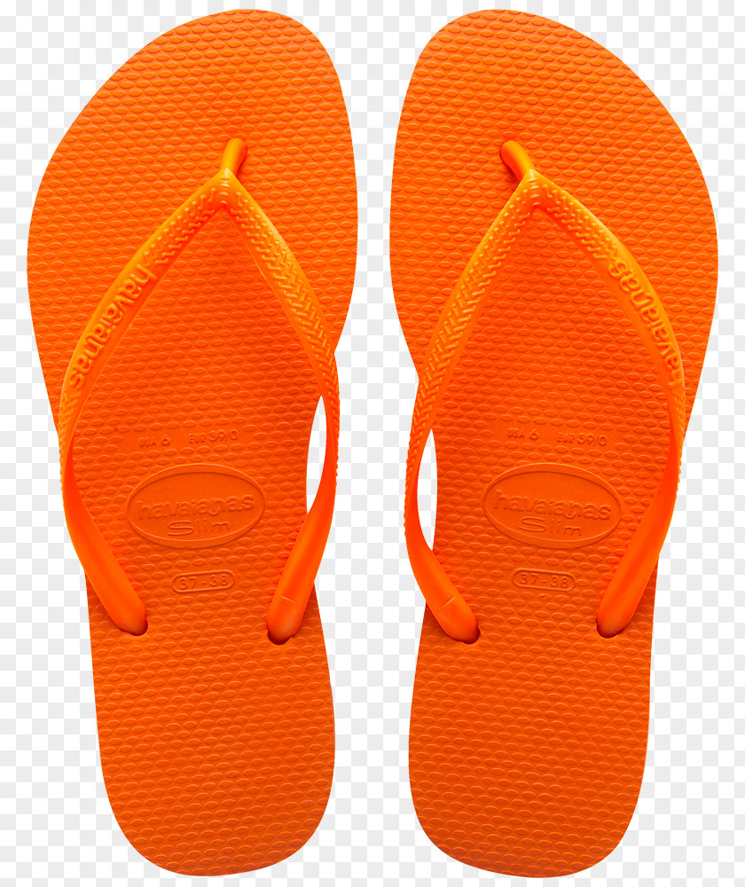 Havaiana Flip-flops Slipper Havaianas Shoe Orange PNG