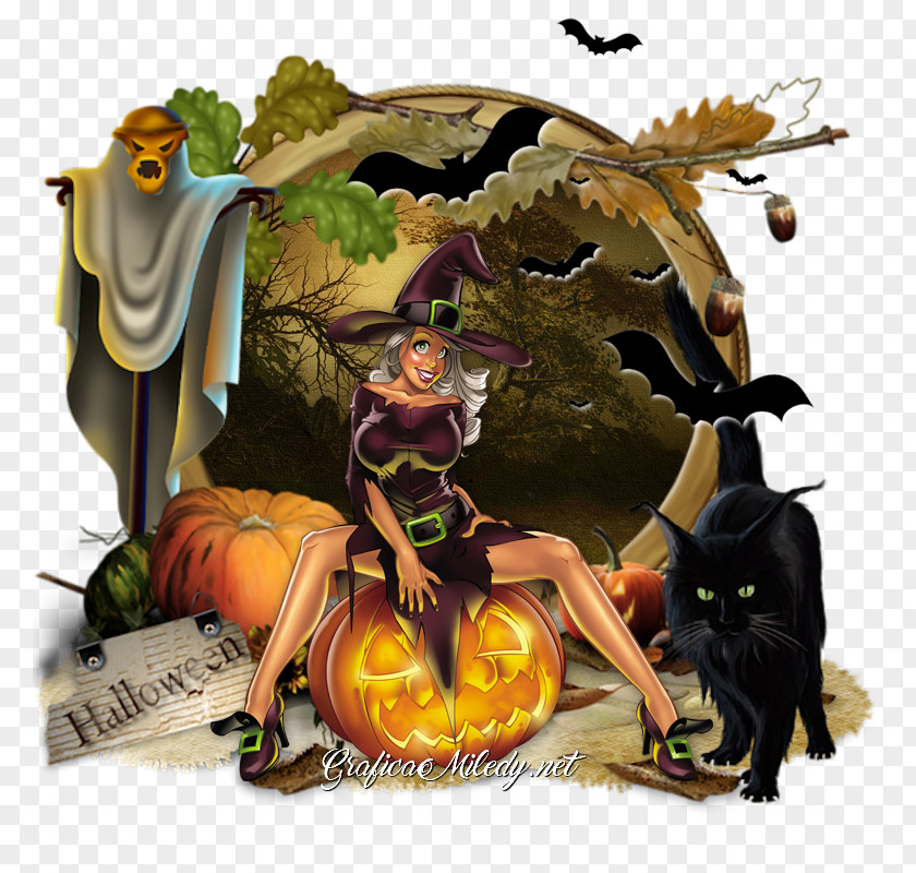 Mythology Cauldron Halloween Pumpkin Art PNG