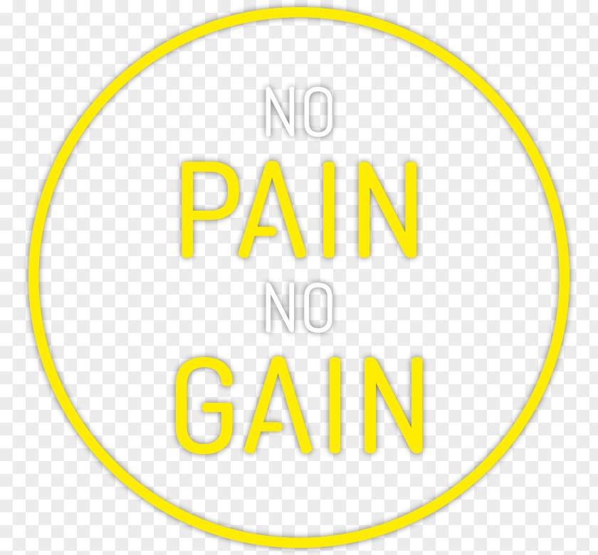 No Pain Gain Logo Brand Circle Happiness Font PNG