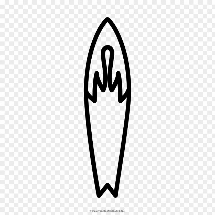 Surfing Surfboard Coloring Book Drawing PNG