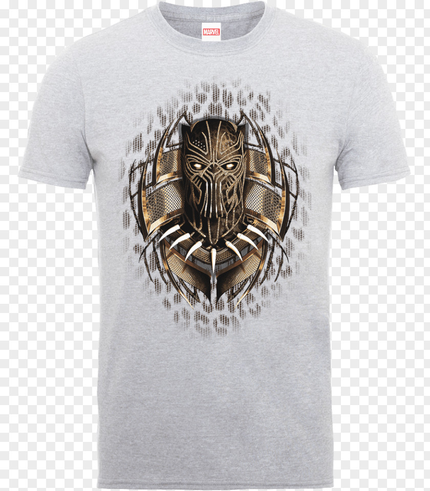 T-shirt Black Panther Wakanda Erik Killmonger PNG