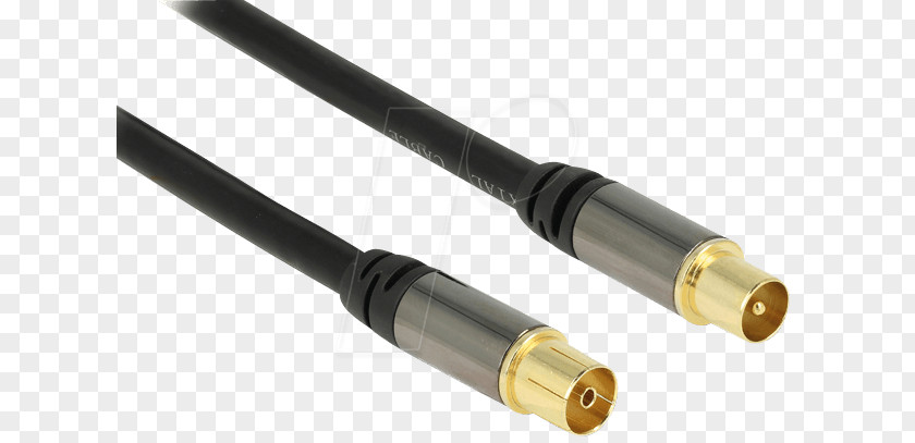 Aerial Electrical CableUhf Connector Coaxial Cable Television DeLOCK PNG