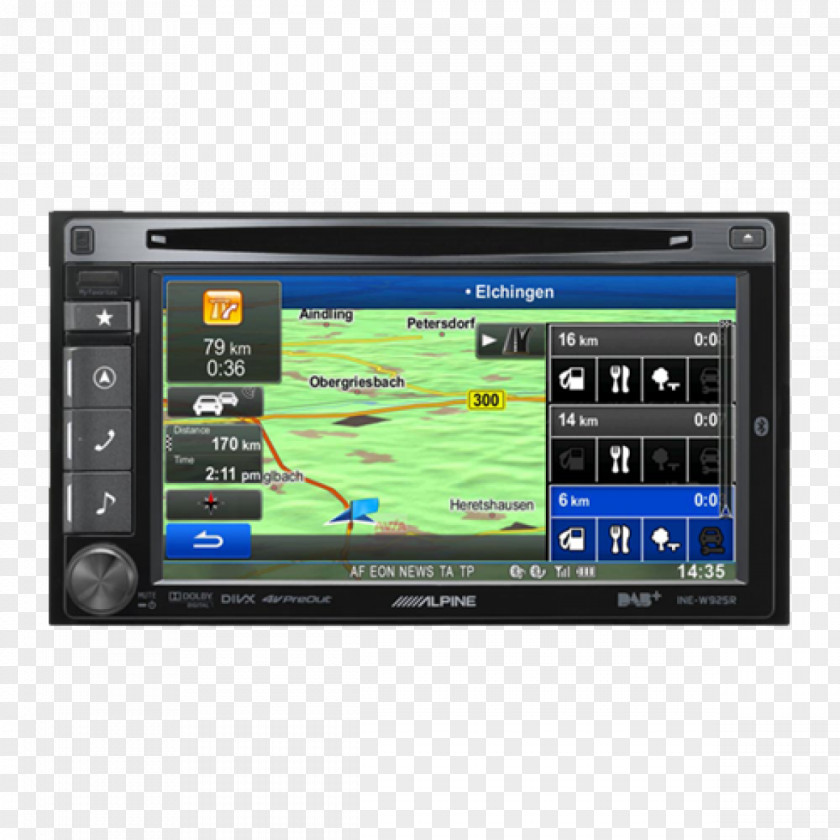 Alpine Car Vehicle Audio Automotive Navigation System GPS Systems IGO PNG