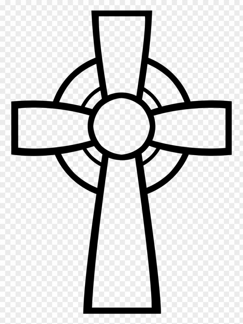 Christian Cross Iona Celtic Knot PNG