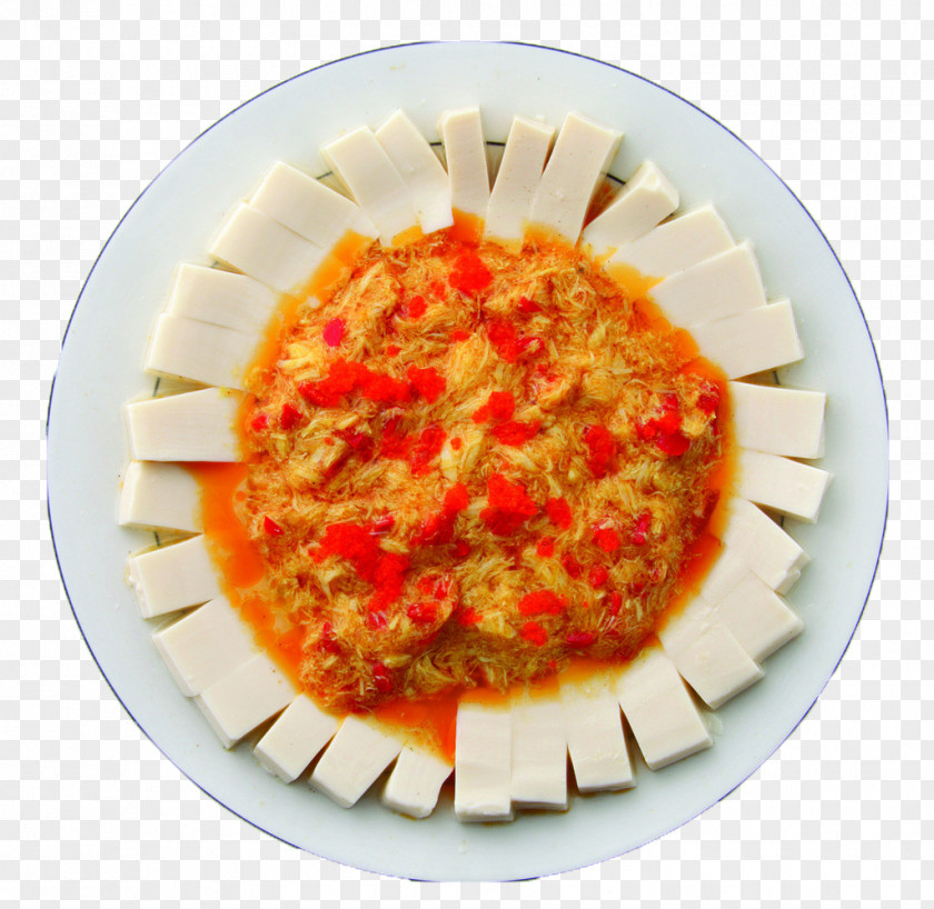 Crab Tofu Vegetarian Cuisine Teppanyaki Cooked Rice PNG