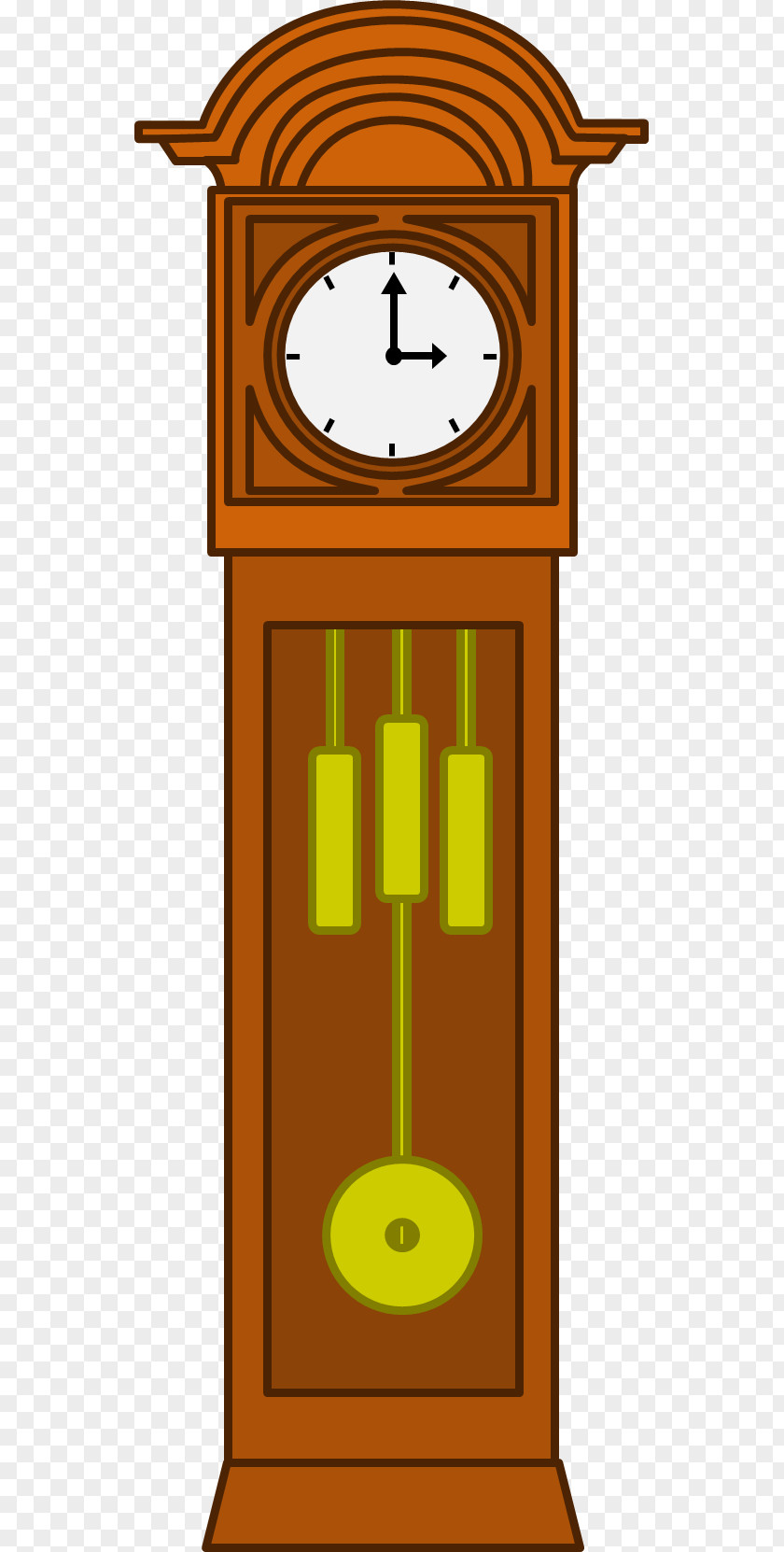 Father Floor & Grandfather Clocks Thumbnail Clip Art PNG