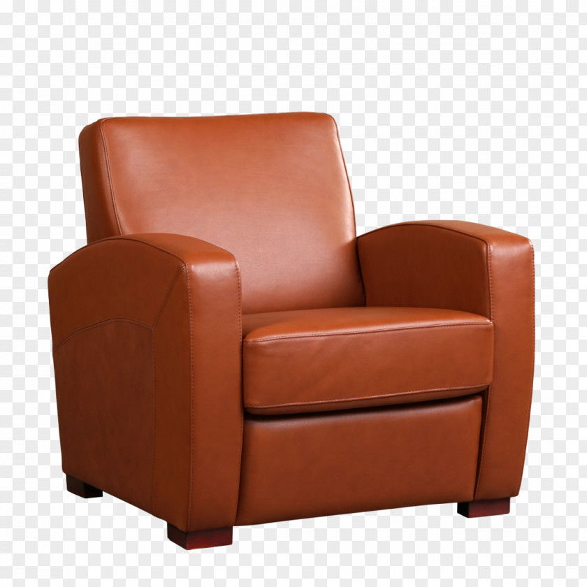 Product In Kind Club Chair Fauteuil Recliner Leather PNG