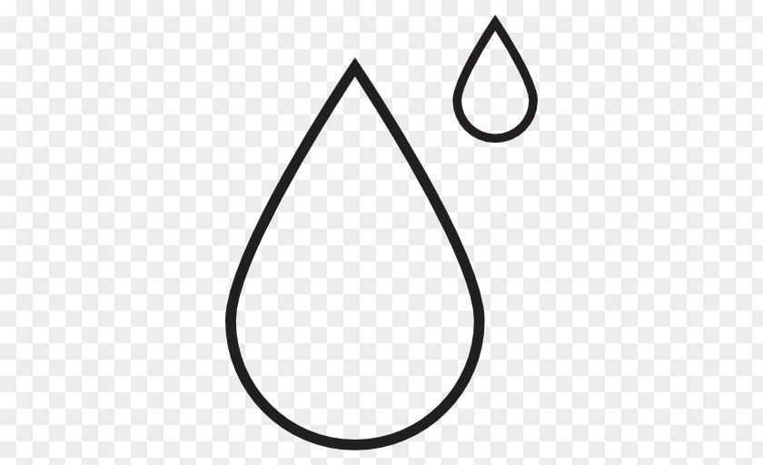 Rain Drop Symbol Clip Art PNG