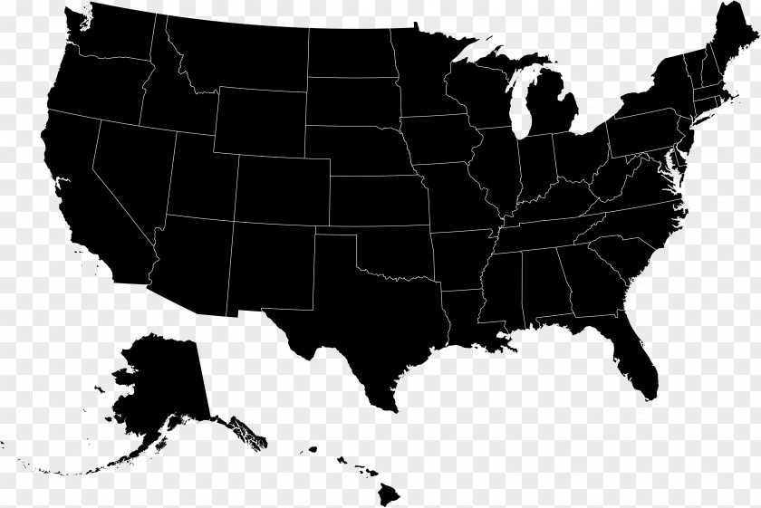 United States Vector Map Royalty-free PNG