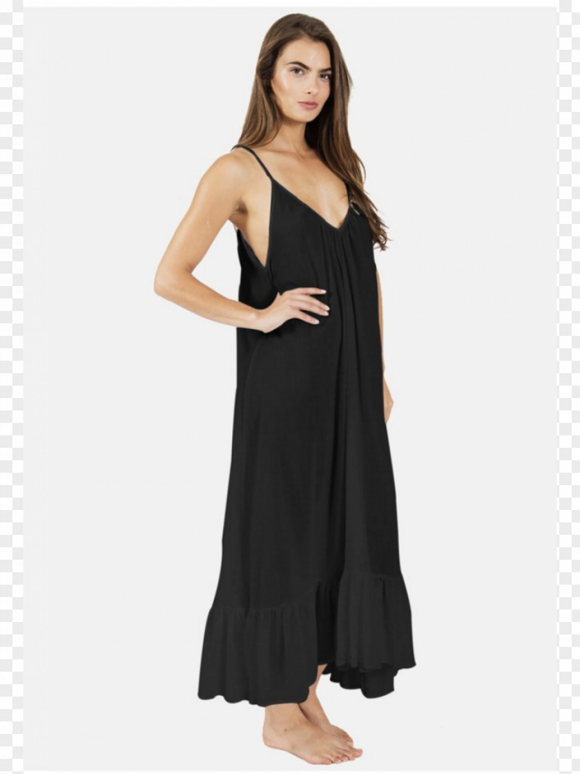 Dress Little Black Shoulder Gown Sleeve PNG