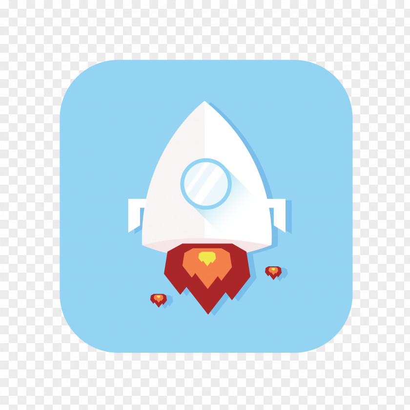 Rocket. Vector Clip Art PNG