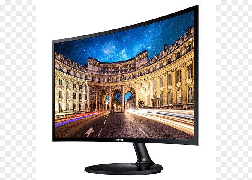 Samsung Computer Monitors CF391 Series LED-backlit LCD Curved Screen PNG