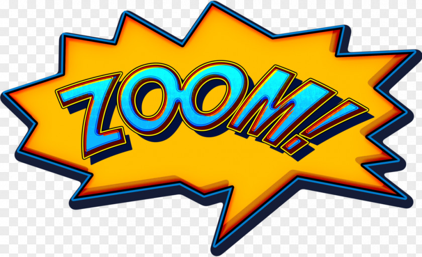 Zoom Speech Balloon Comics Comic Book Superhero Clip Art PNG