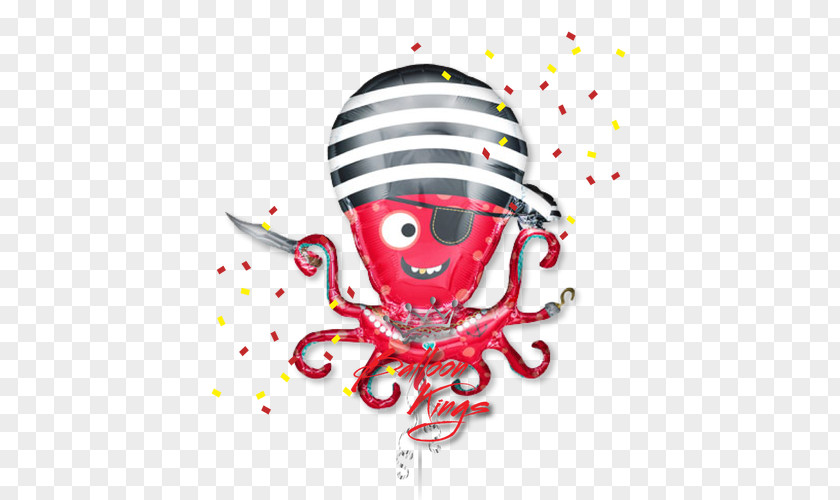 Balloon Piracy Toy Party Jolly Roger PNG