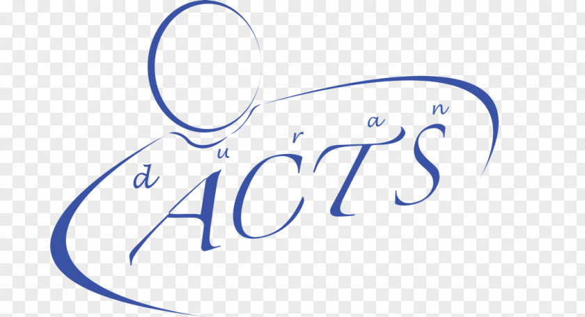 Design Logo Brand Duran ACTS Font PNG