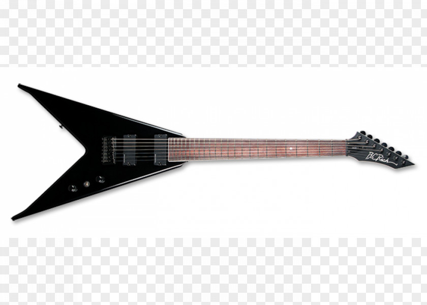 Electric Guitar Bass B.C. Rich Seven-string PNG