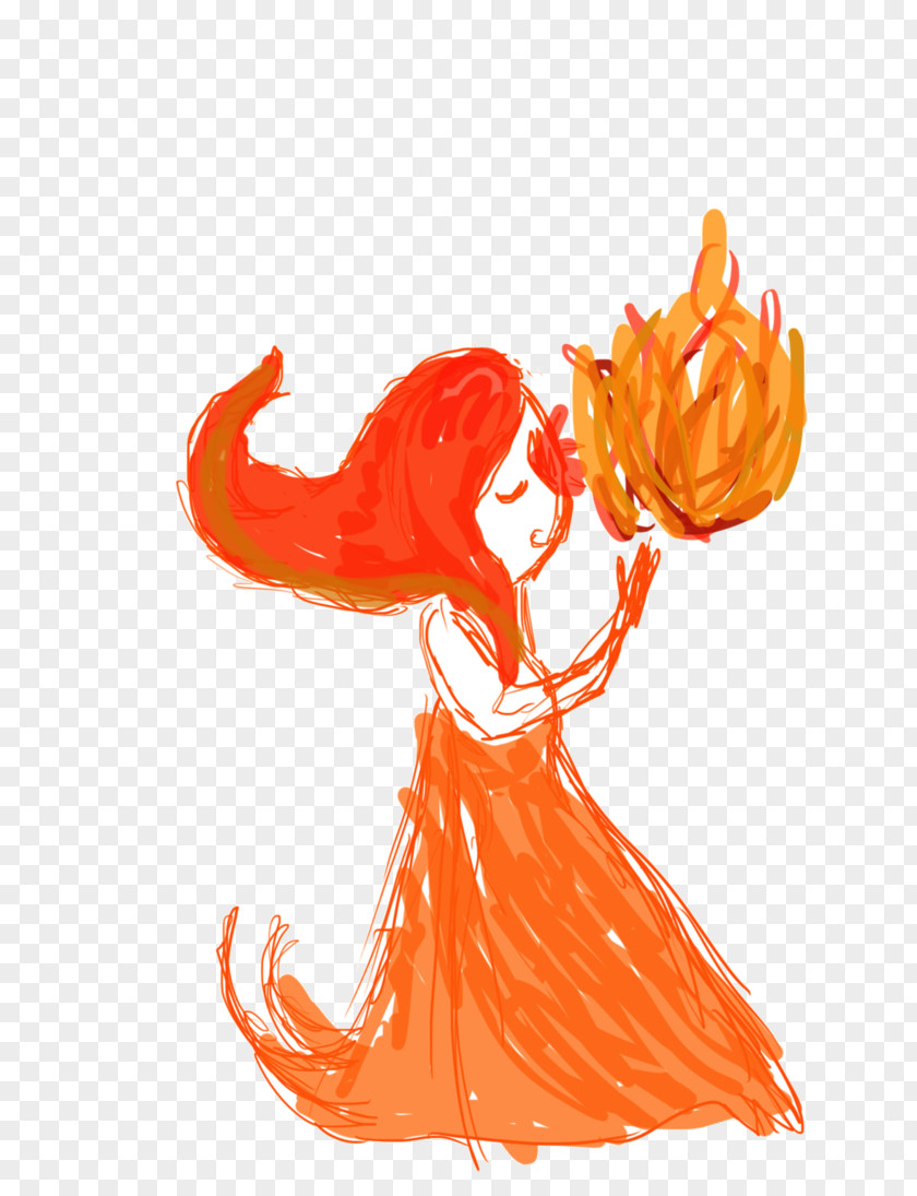 Flame Princess Legendary Creature Animated Cartoon PNG