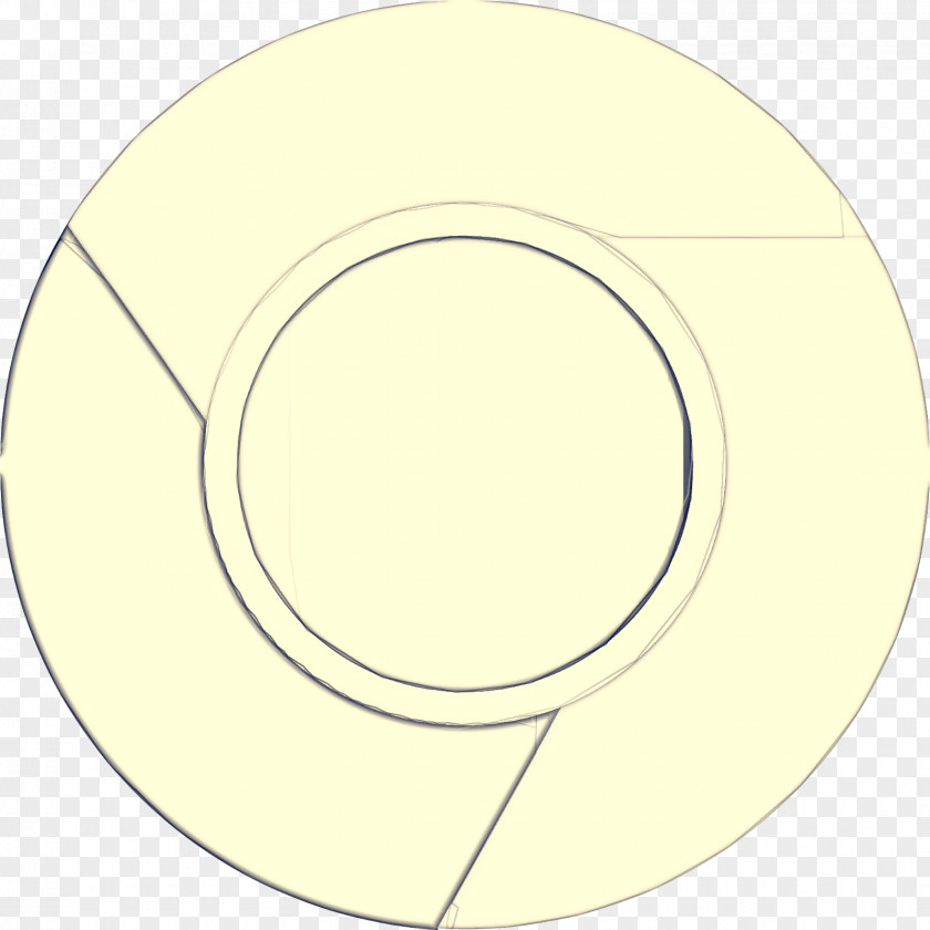 Serveware Tableware Yellow Circle Dishware Plate Beige PNG