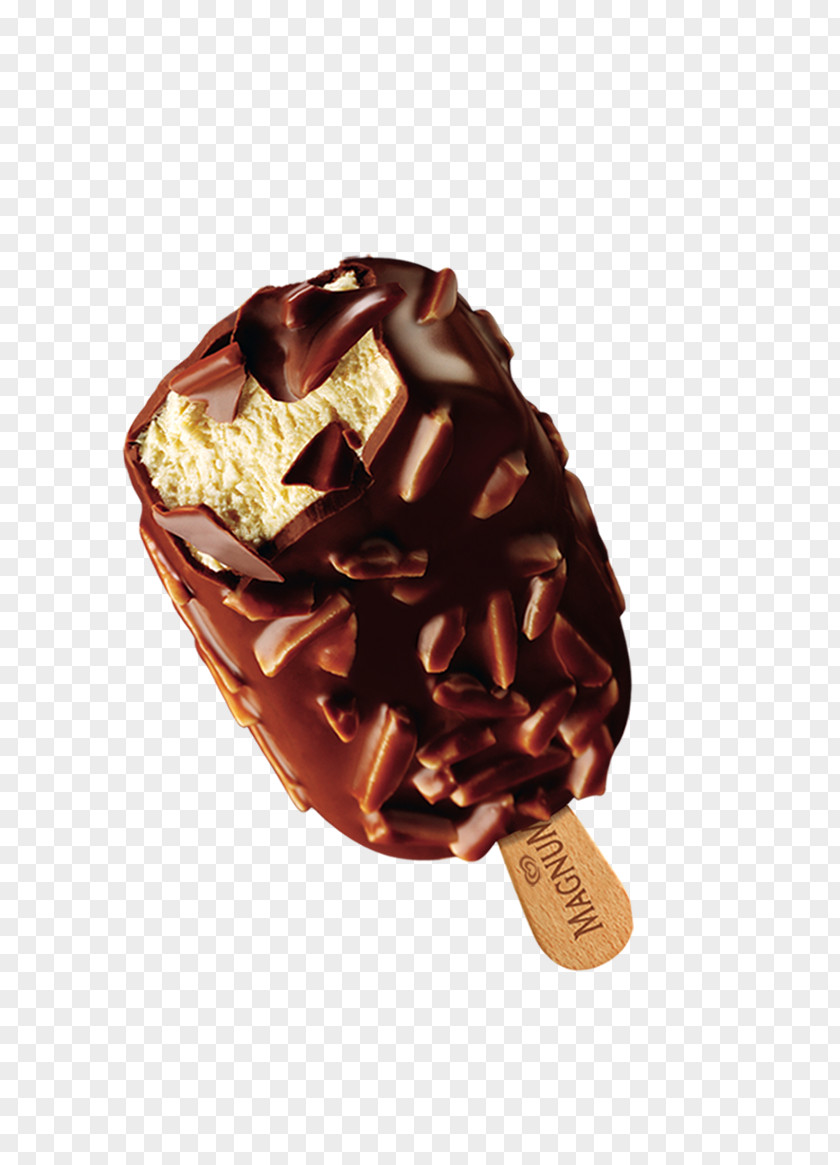 Ice Cream Image Chocolate Truffle Brownie Magnum PNG