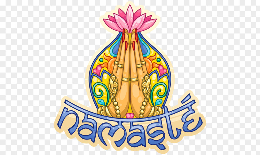 Om Namaste Symbol Dharma Greeting PNG