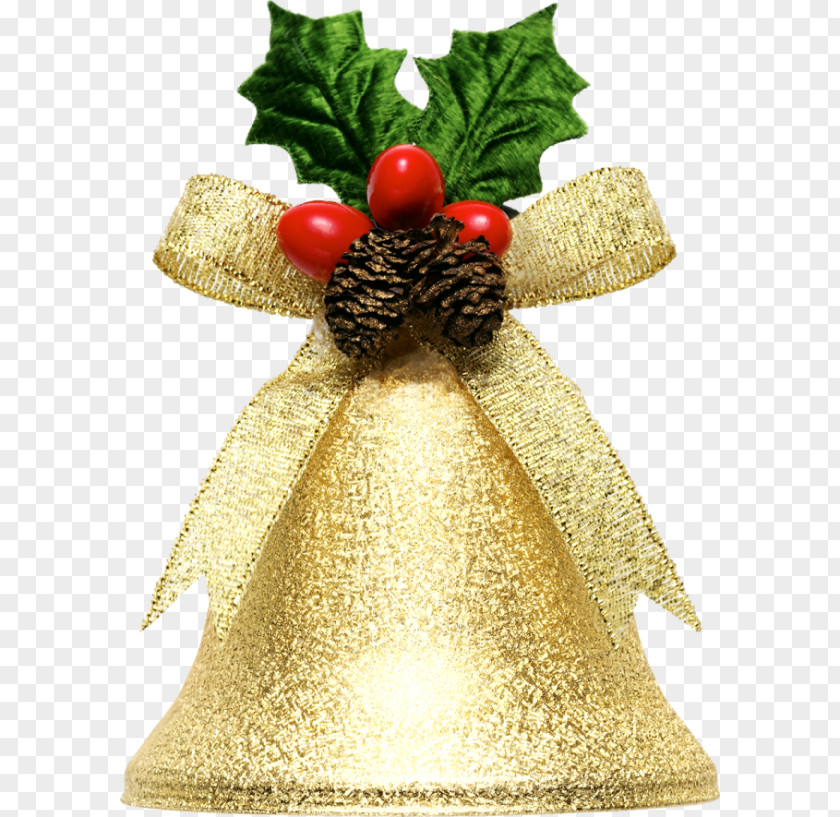 Christmas Ornament New Year Bell Flower PNG