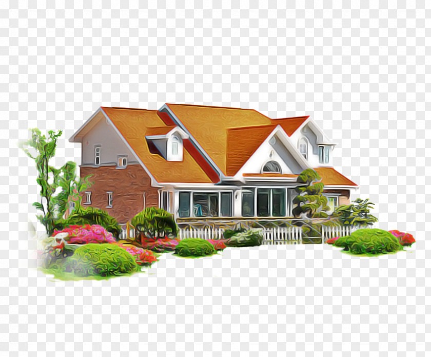 Landscaping Plant Haunted House Cartoon PNG