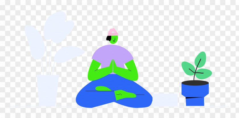 Meditating At Home Rest Relax PNG