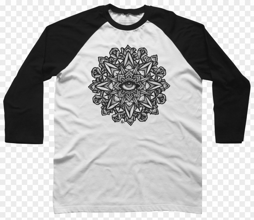 Wheel Of Dharma Long-sleeved T-shirt Raglan Sleeve Hoodie PNG