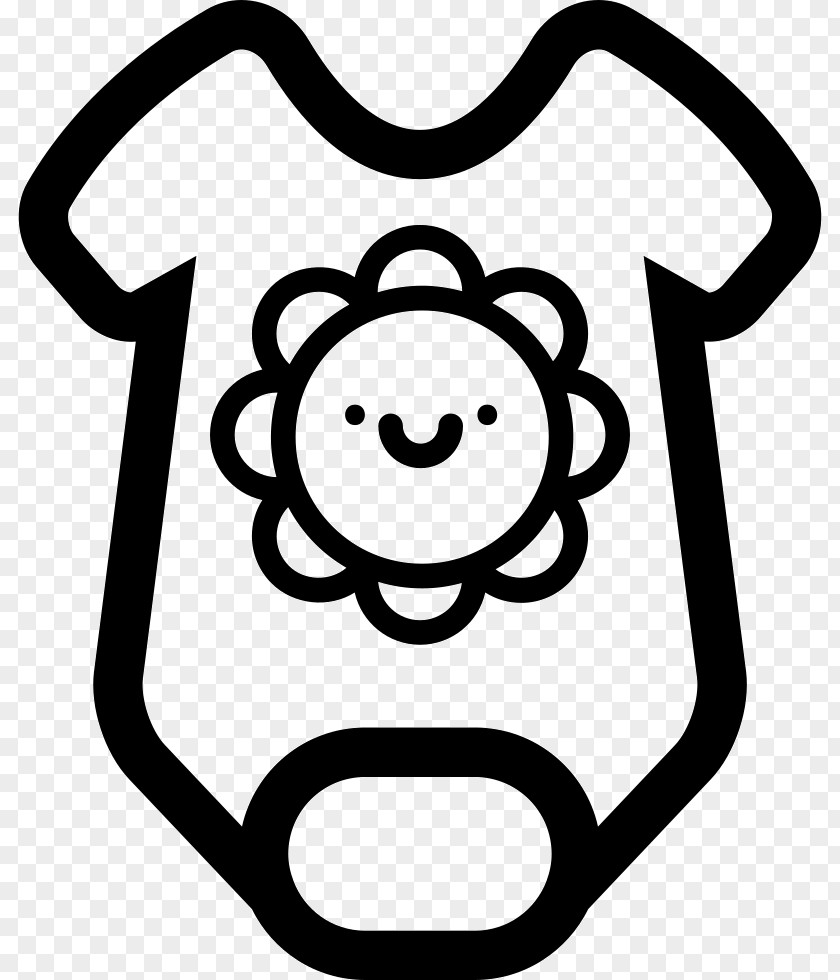 Babyshower Smiley Flower Clip Art PNG