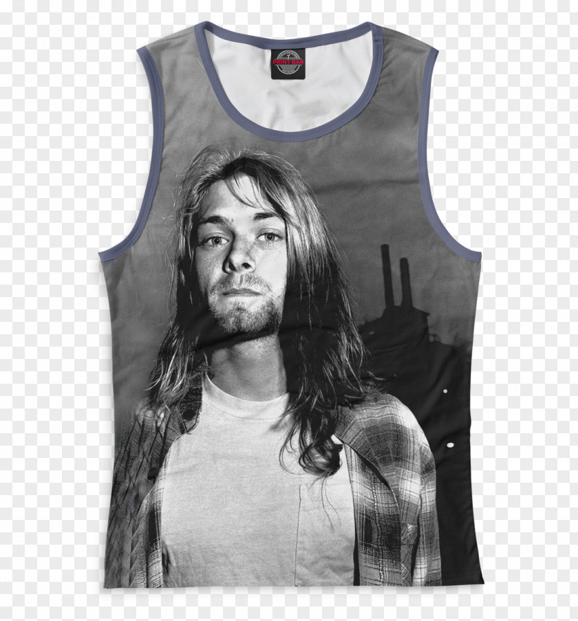 T-shirt Suicide Of Kurt Cobain Nirvana Bleach PNG