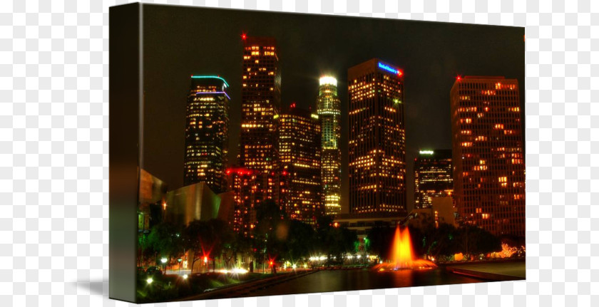 Downtown Los Angeles Refactoring With Microsoft Visual Studio 2010 Skyline Gallery Wrap Cityscape PNG
