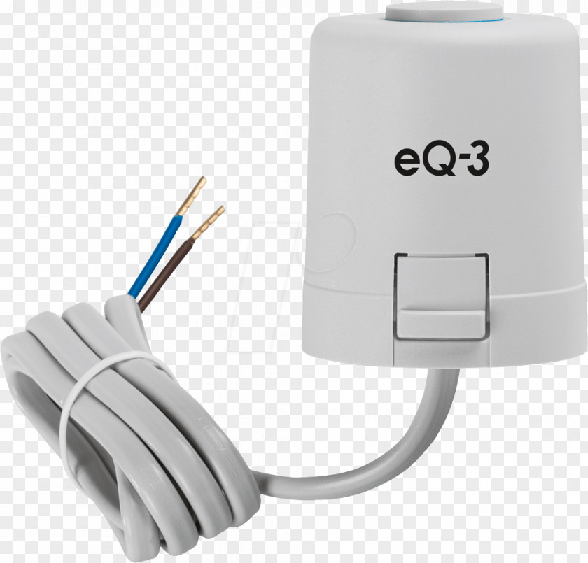 Homematic-ip Stellantrieb Eq-3 AG EQ3-VD24 White Smart Home Receiver Hardware/Electronic Valve Berogailu PNG