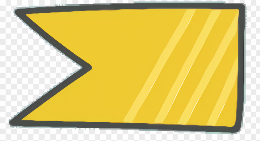 Rectangle Yellow Triangle Background PNG